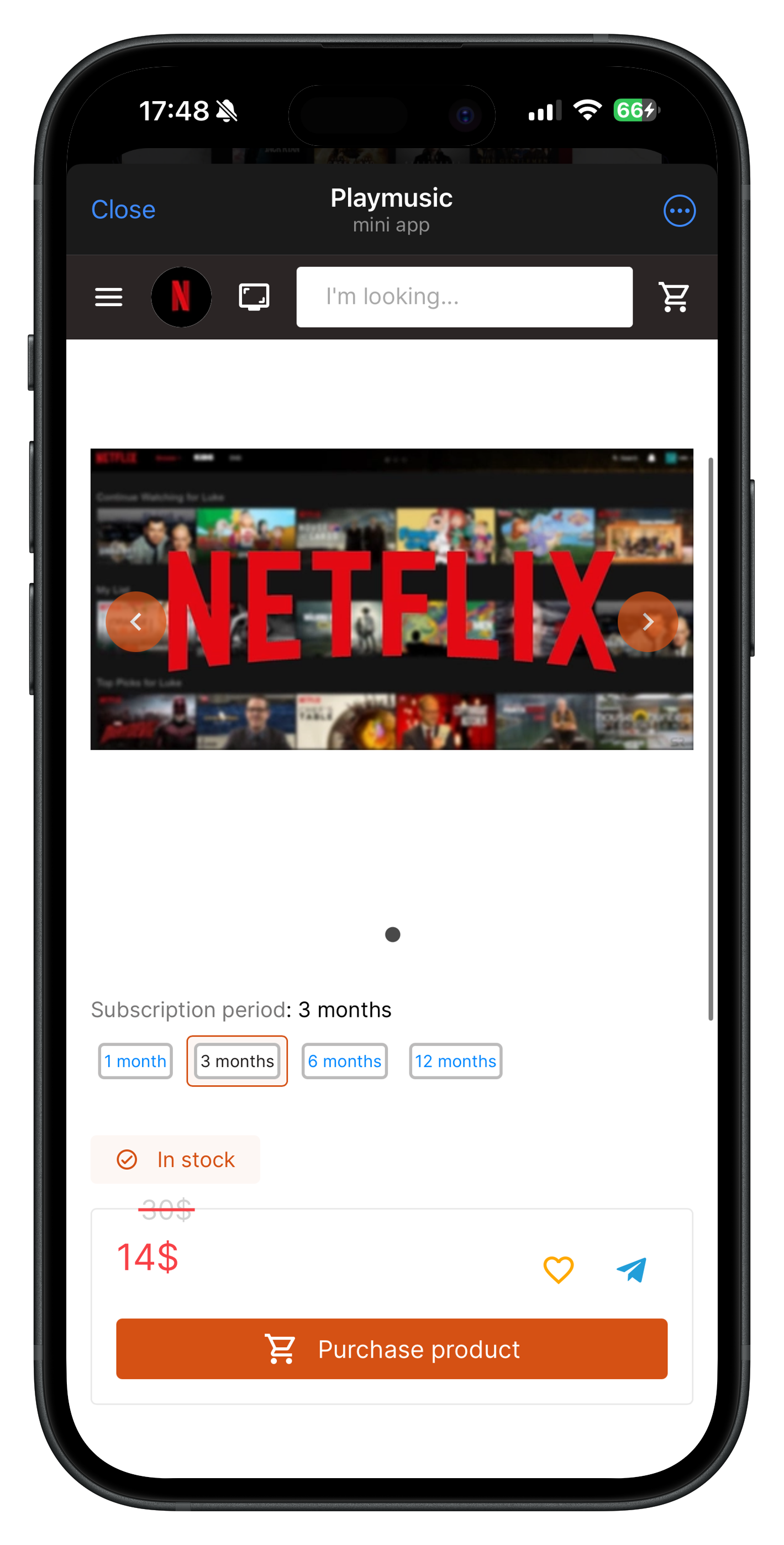 Apple / Netflix / Spotify Subscriptions